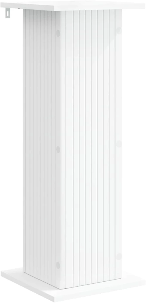 vidaXL Βάση φυτών Λευκό 30,5 x 30 x 80,5 εκ Επεξεργασμένο Ξύλο