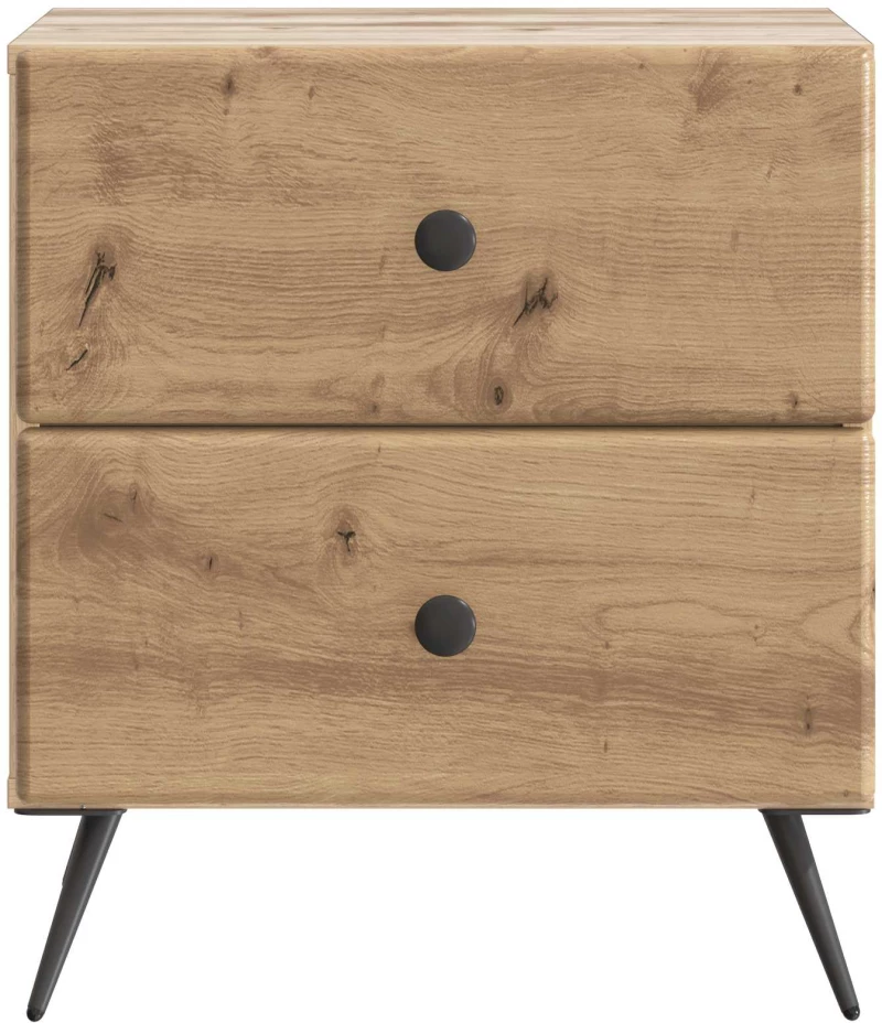 vidaXL Κομοδίνο Artisan Δρυς 43 x 34,5 x 47,5 εκ Επεξεργασμένο Ξύλο