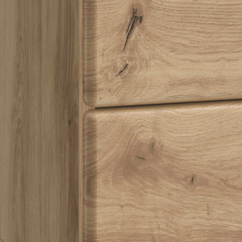 vidaXL Κομοδίνο Artisan Δρυς 43 x 34,5 x 47,5 εκ Επεξεργασμένο Ξύλο