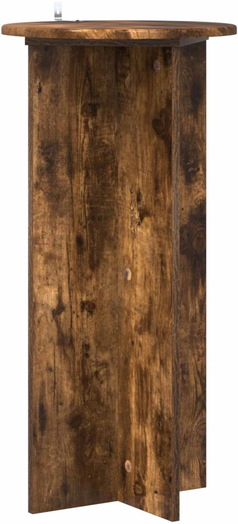 vidaXL Βάση φυτών 2 pcs Καπνισμένο Ξύλο Δρυός 40 x 40 x 80 cm