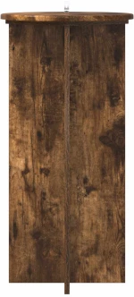 vidaXL Βάση φυτών 2 pcs Καπνισμένο Ξύλο Δρυός 40 x 40 x 80 cm