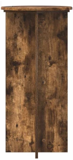 vidaXL Βάση φυτών 2 pcs Καπνισμένο Ξύλο Δρυός 40 x 40 x 80 cm