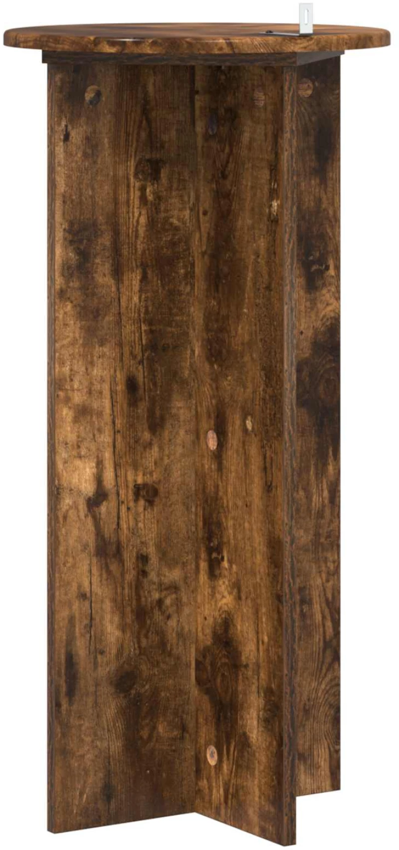 vidaXL Βάση φυτών 2 pcs Καπνισμένο Ξύλο Δρυός 40 x 40 x 80 cm
