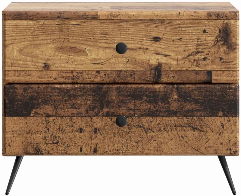 vidaXL Κομοδίνο Παλαιωμένο ξύλο 62 x 34,5 x 47,5 εκ Επεξεργασμένο Ξύλο