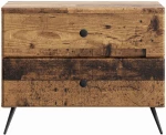 vidaXL Κομοδίνο Παλαιωμένο ξύλο 62 x 34,5 x 47,5 εκ Επεξεργασμένο Ξύλο