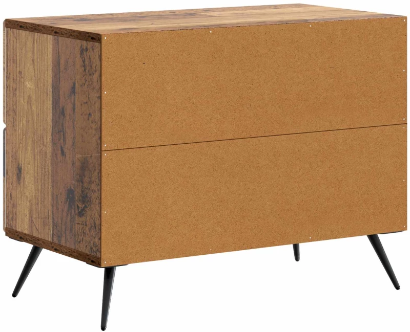 vidaXL Κομοδίνο Παλαιωμένο ξύλο 62 x 34,5 x 47,5 εκ Επεξεργασμένο Ξύλο