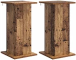 vidaXL Βάση φυτών 2 pcs Παλαιωμένο ξύλο 30,5 x 30 x 60,5 εκ