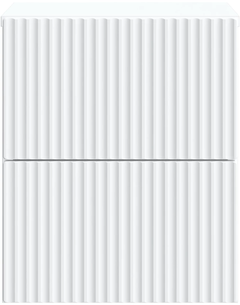 vidaXL Τοίχου Κρεμαστό Κομοδίνο 2 pcs Λευκό 33 x 34,5 x 40 εκ