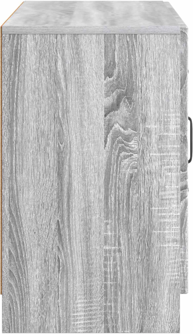 vidaXL Πλαϊνό γραφείο με συρτάρι Γκρι Sonoma 89 x 34,5 x 57 εκ.