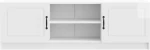 vidaXL Ντουλάπι TV Γυαλιστερό Λευκό 150 x 31 x 47 εκ