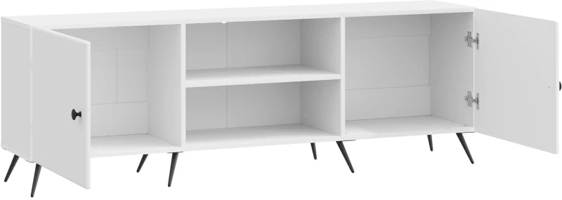 vidaXL Ντουλάπι TV Γυαλιστερό Λευκό 150 x 31 x 50 εκ.
