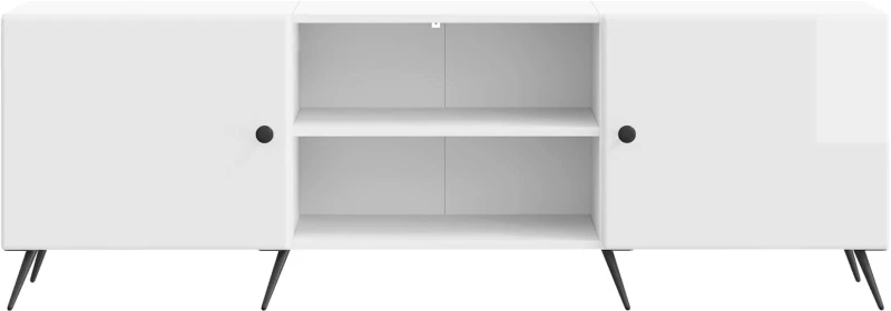 vidaXL Ντουλάπι TV Γυαλιστερό Λευκό 150 x 31 x 50 εκ.