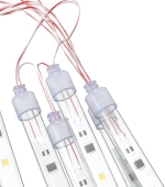 vidaXL Λαμπάκια Μετεωρίτης Εξ./Εσωτ. Χώρου 8τεμ Θερμ.Λευκό 30εκ 192LED