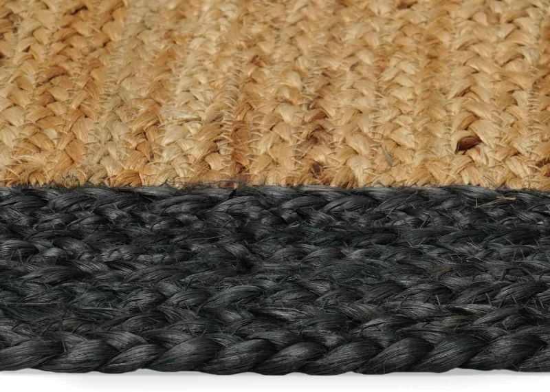 vidaXL Χαλιά χώρου Σκούρο Γκρι 100 x 200 cm Γιούτα