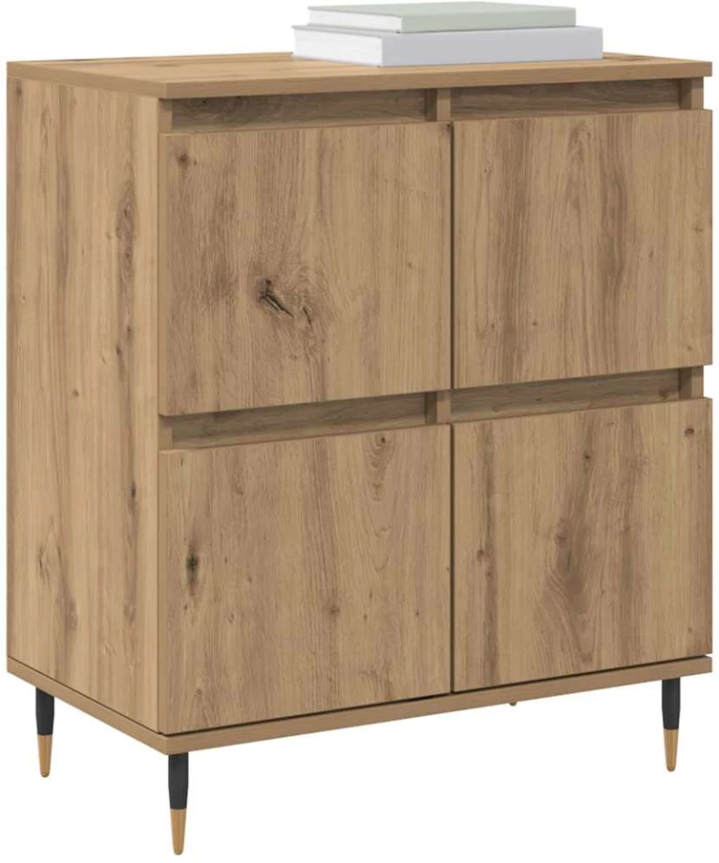 vidaXL Ντουλάπι αποθήκευσης 3 pcs Artisan Oak 60 x 35 x 70 cm