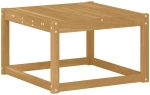 vidaXL Σειρά Καναπέ Εξωτερικού με μαξιλάρι 7 pcs Λευκό και Μπεζ