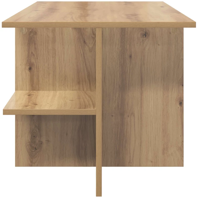 vidaXL Τραπεζάκι σαλονιού Artisan Δρυς 87 x 50 x 45 εκ