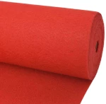 vidaXL Χαλί Μονόχρωμο Κόκκινο 1,2 x 12 m Πολυεστέρας