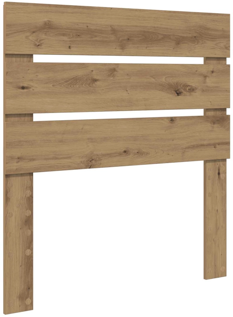 vidaXL Σκελετός Κρεβατιού Artisan Oak 90 x 200 cm Επεξεργασμένο ξύλο