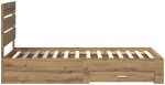 vidaXL Σκελετός Κρεβατιού Artisan Oak 90 x 200 cm Επεξεργασμένο ξύλο