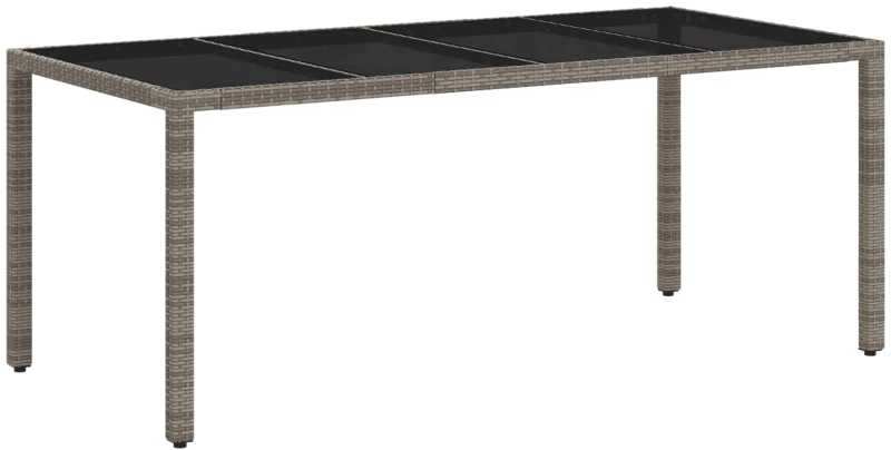 vidaXL Σετ Εξωτερικής Τραπέζης 7 pcs Ανοιχτό Γκρι και Σκούρο Γκρι