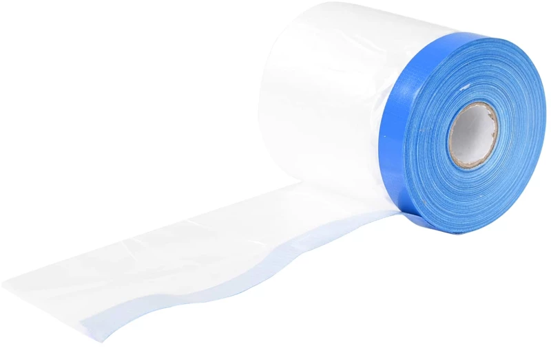 vidaXL Ταινία μάσκας με κόλλα 12 pcs Διαφανές και Μπλε 110 x 2000 εκ.