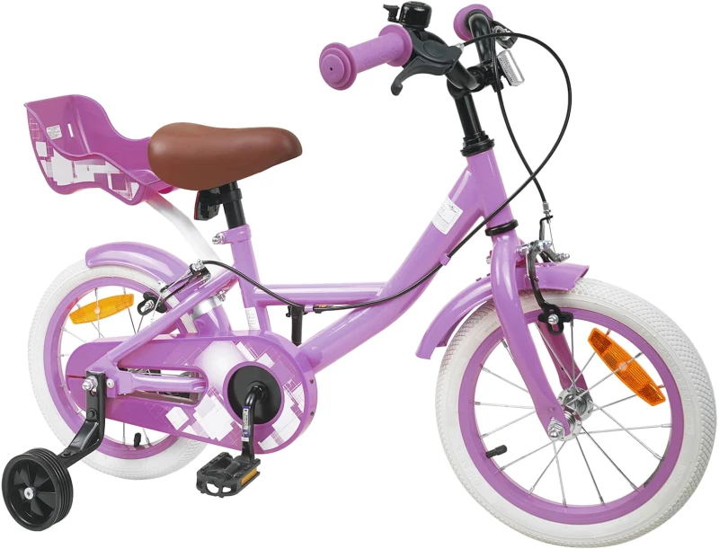 vidaXL Παιδικό Ποδήλατο 16 ίντσες για 4-6 ετών Μοβ