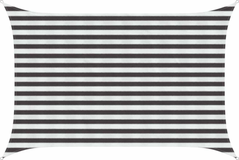 vidaXL Ικανότητα Σκίασης Γκρι και Λευκό 2 x 3,5 m HDPE