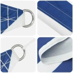 vidaXL Πανί σκιάς Μπλε και άσπρο 2 x 2 m 100% Πολυέστερ Οξφόρδη