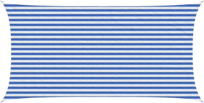 vidaXL Ικανότητα Σκίασης Μπλε και άσπρο 2,5 x 4,5 m HDPE