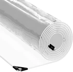 vidaXL Μουσαμάς 350 gsm Διαφανές 20 x 1,5 μ PVC