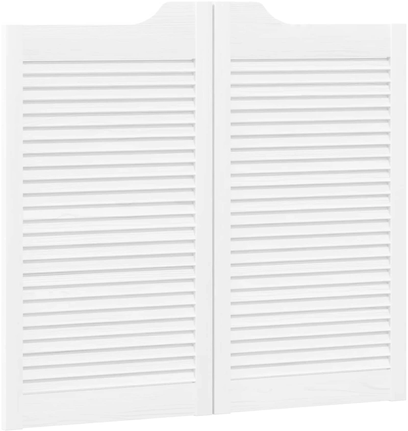 vidaXL Πόρτες Swing Λευκό 90 x 50 cm Μασίφ Ξύλο Πεύκου