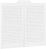 vidaXL Πόρτες Swing Λευκό 90 x 50 cm Μασίφ Ξύλο Πεύκου