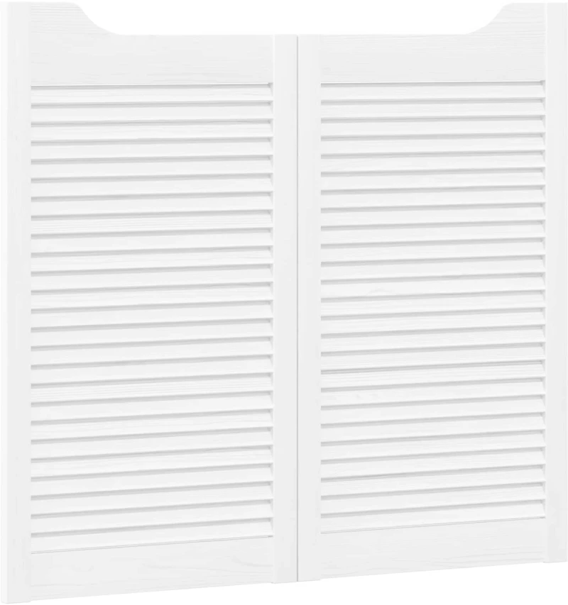 vidaXL Πόρτες Swing Λευκό 90 x 50 cm Μασίφ Ξύλο Πεύκου