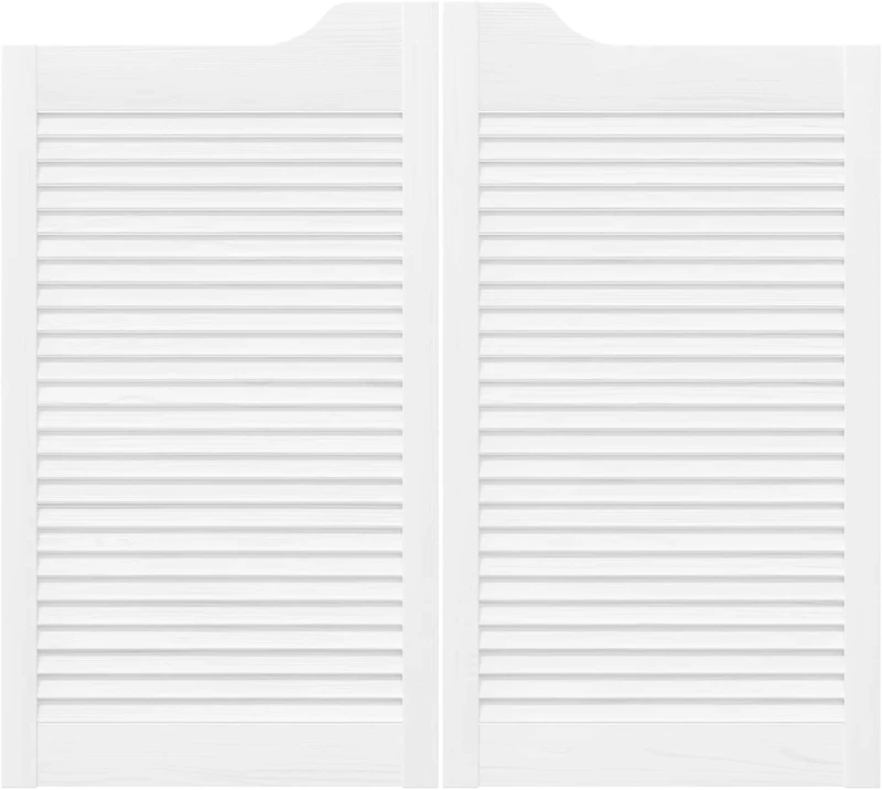 vidaXL Πόρτες Swing Λευκό 90 x 50 cm Μασίφ Ξύλο Πεύκου
