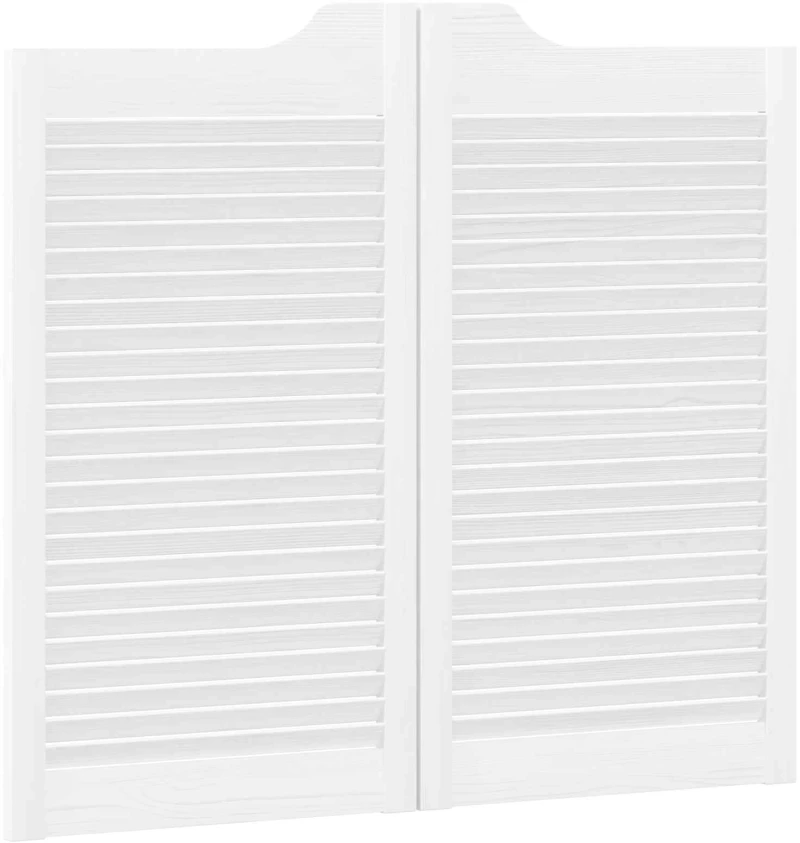 vidaXL Πόρτες Swing Λευκό 90 x 50 cm Μασίφ Ξύλο Πεύκου