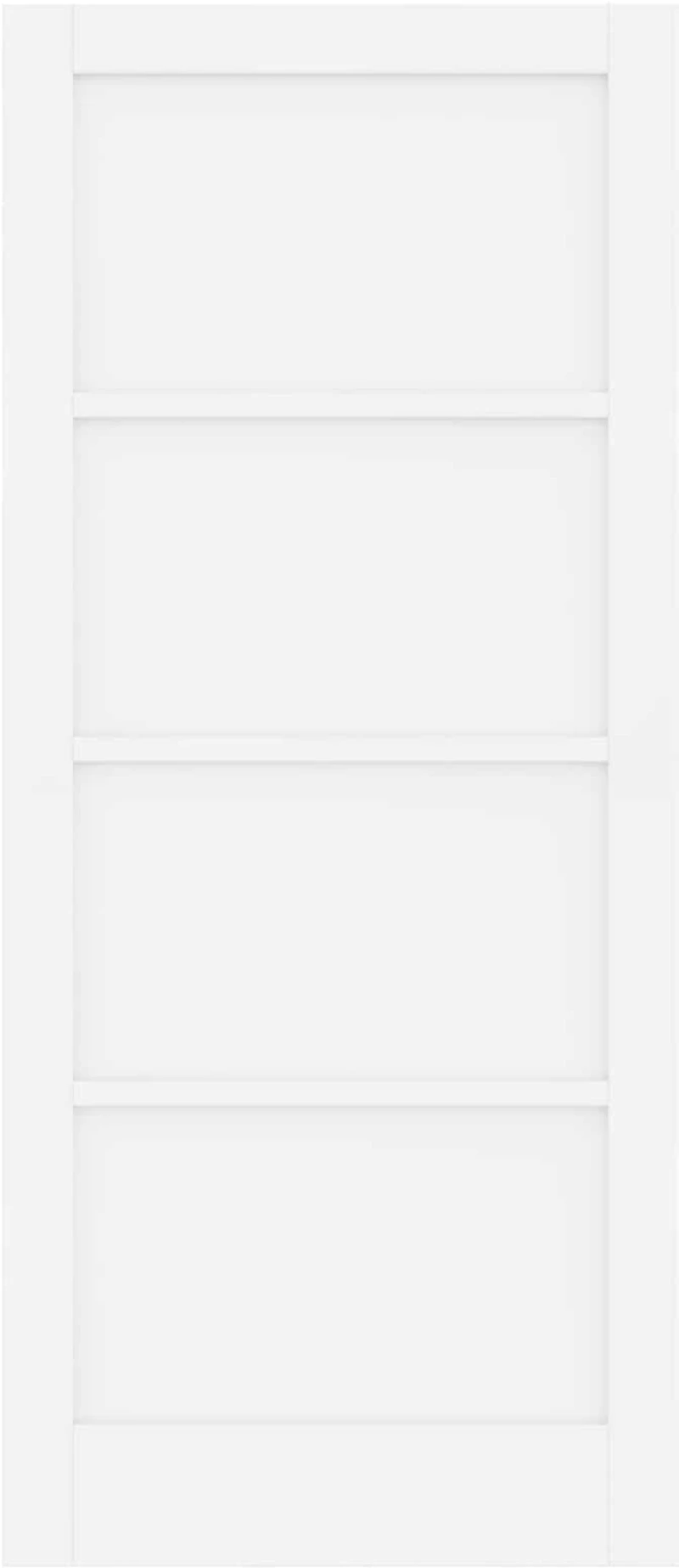 vidaXL Εσωτερική Πόρτα Λευκό 86 x 198,5 cm Κόντρα πλακέ