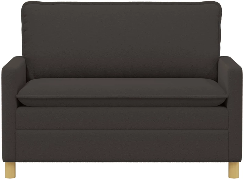vidaXL Καναπές Σκούρο Γκρι 126 x 81 x 87,5 εκ Ύφασμα