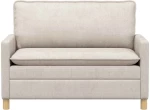 vidaXL Καναπές Κρεμ 126 x 81 x 87,5 εκ Πολυεστέρας