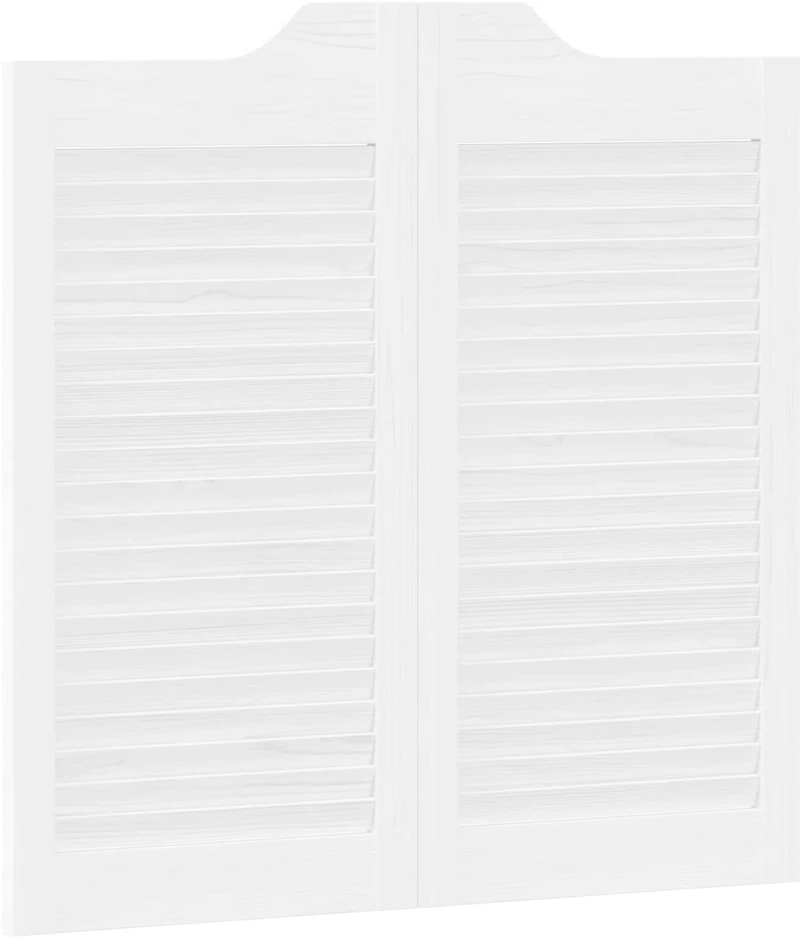 vidaXL Πόρτες Swing Λευκό 80 x 40 cm Μασίφ Ξύλο Πεύκου