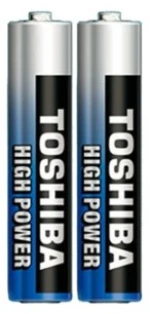 Toshiba High Power Αλκαλικές Μπαταρίες AAA 1.5V 2τμχ (LR03GCP MP-2)