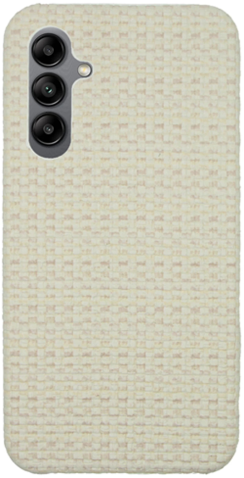 Vivid Woven Pattern Case Samsung Galaxy A04s Beige