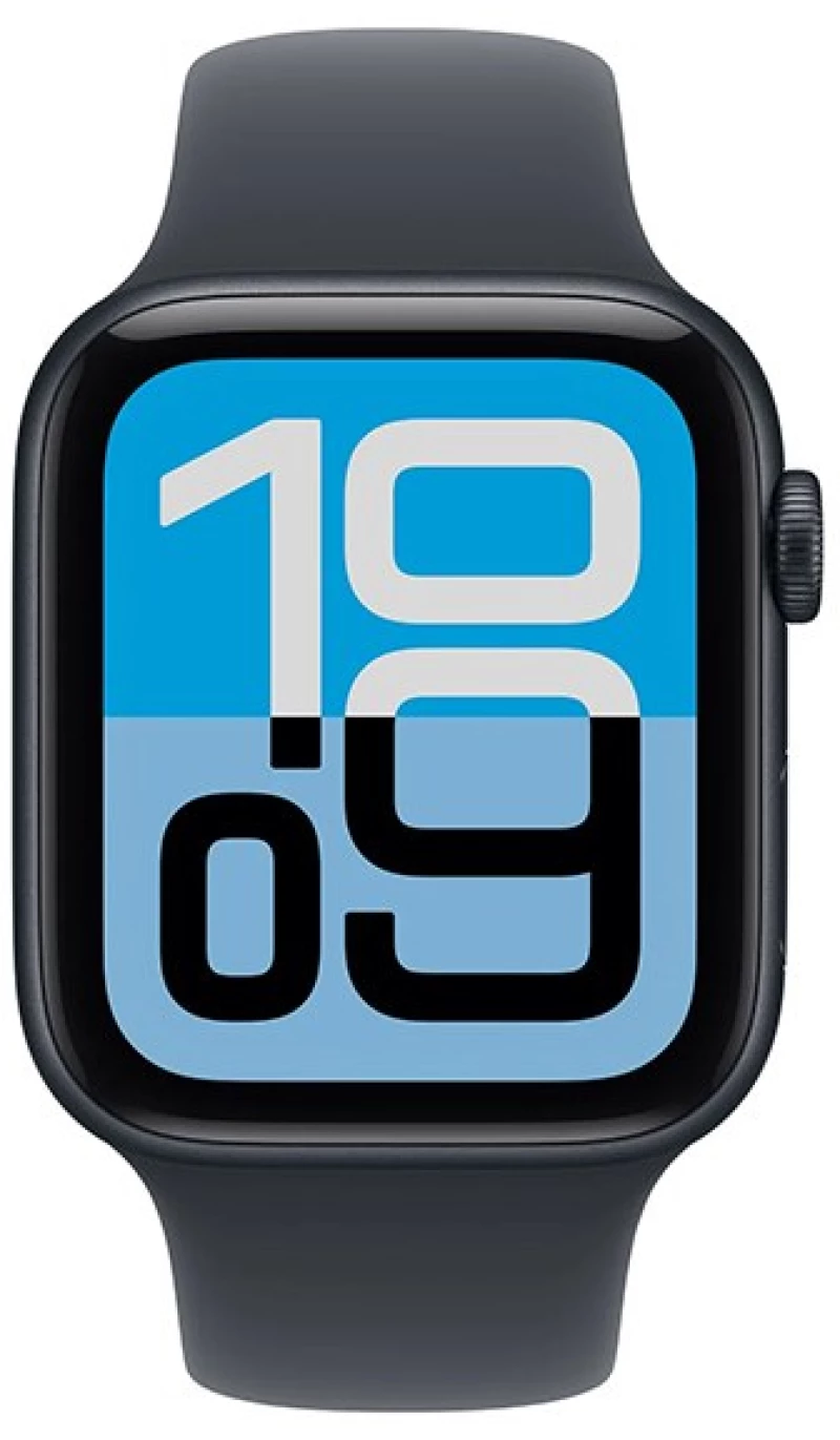 Apple Watch SE 3 GPS 44mm Midnight Aluminium Case with Midnight Sport Band - M/L