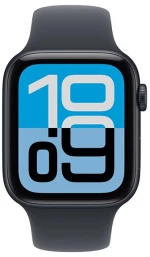 Apple Watch SE 3 GPS 44mm Midnight Aluminium Case with Midnight Sport Band - M/L