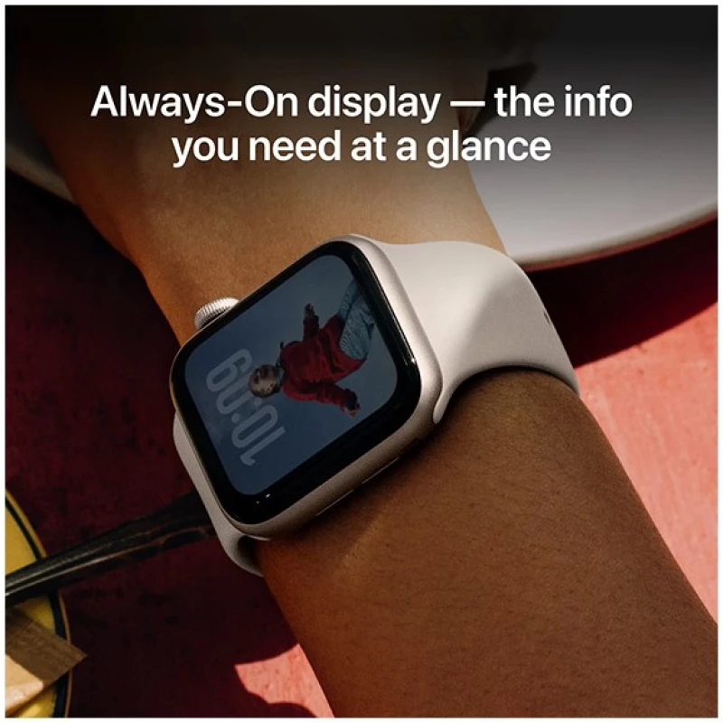 Apple Watch SE 3 GPS 44mm Midnight Aluminium Case with Midnight Sport Band - M/L