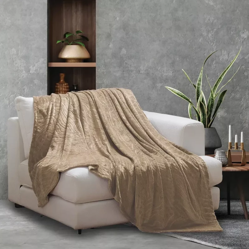 Κουβέρτα Jungle Μονή Καφέ 160 x 240 cm Καφέ 160 x 240 cm