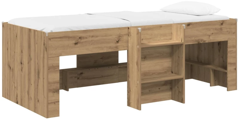 vidaXL Κρεβάτι Υψηλού Στυλ για Παιδιά 2 pcs Artisan Δρυς 90 x 190 cm