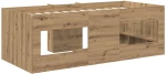 vidaXL Κρεβάτι Υψηλού Στυλ για Παιδιά 2 pcs Artisan Δρυς 90 x 190 cm