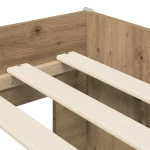 vidaXL Κρεβάτι Υψηλού Στυλ για Παιδιά 2 pcs Artisan Δρυς 90 x 190 cm