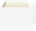 vidaXL Κρεβάτι Υψηλού Στυλ για Παιδιά 2 pcs Λευκό 98.5 x 200 εκ